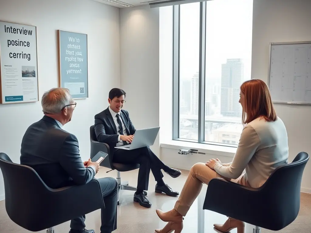 A coach is conducting a mock interview with a client, providing constructive feedback and guidance on how to answer common interview questions effectively in the UK context.
